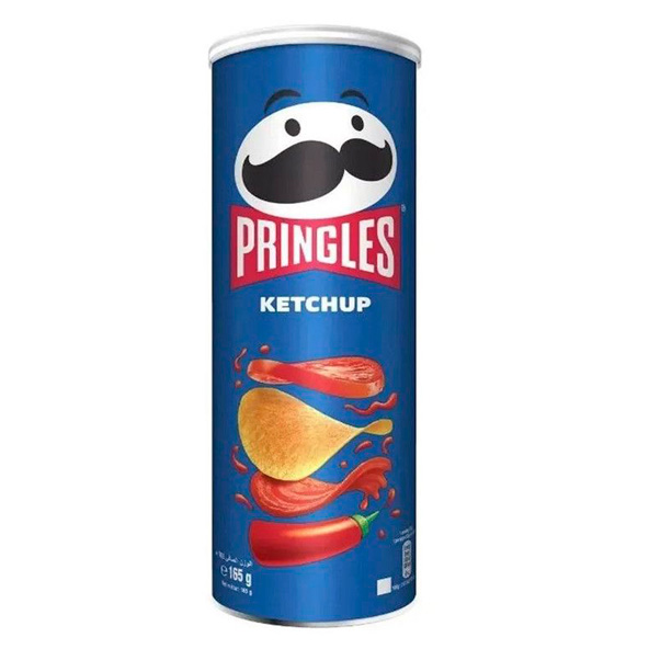 Pringles chipslari, ketchup ta'mli 165 gr