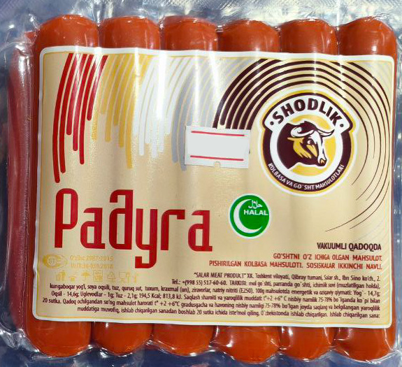 Shodlik raduga sosiskalari 400 gr