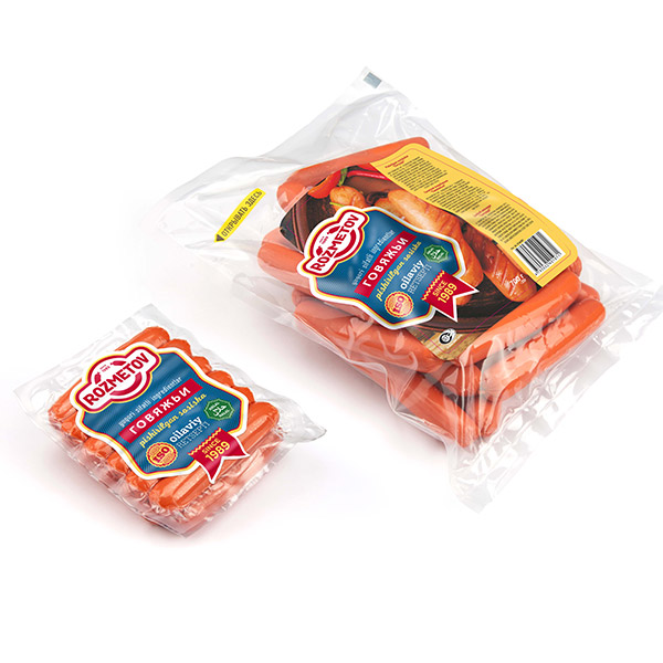 Ro'zmetov mol go'shtidan sosiska 400 gr