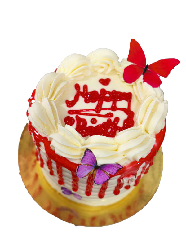 Kichikina qaymoqli Tort