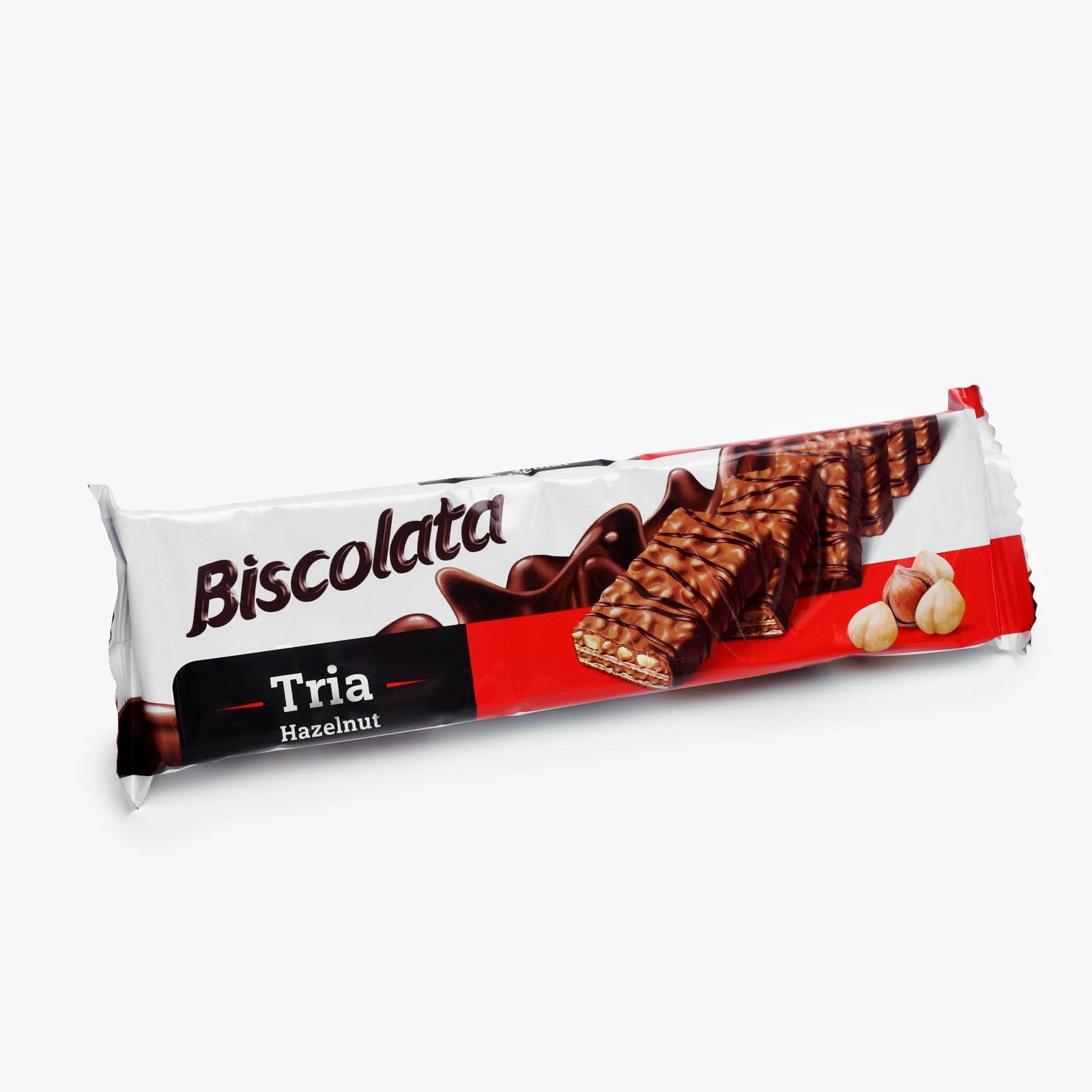 Biscolata yong'oq shokoladli vafli