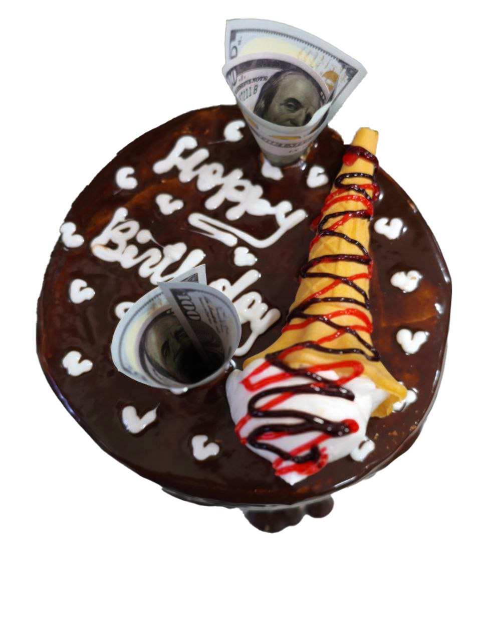 Dollar muzqaymoqli kichik Tort