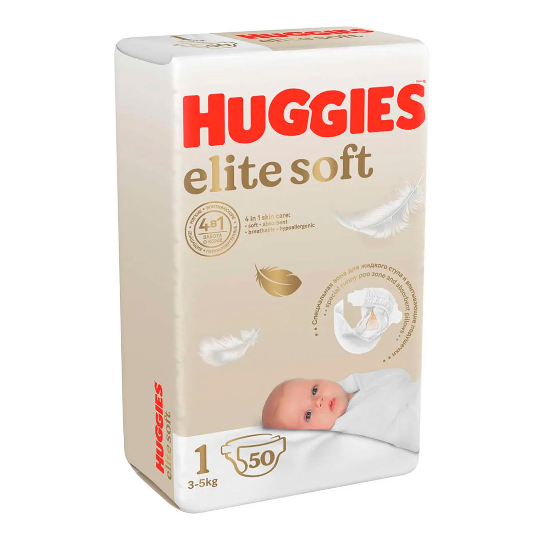 Huggies elite soft 1 1/50