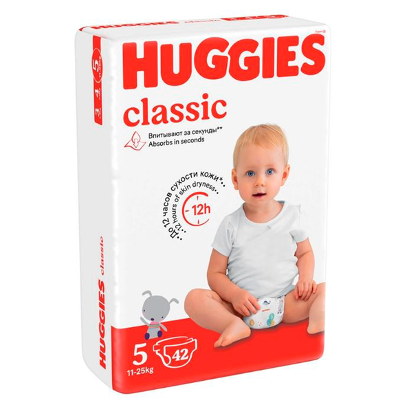 Huggies classic 5 lik 12-22kg 1/42