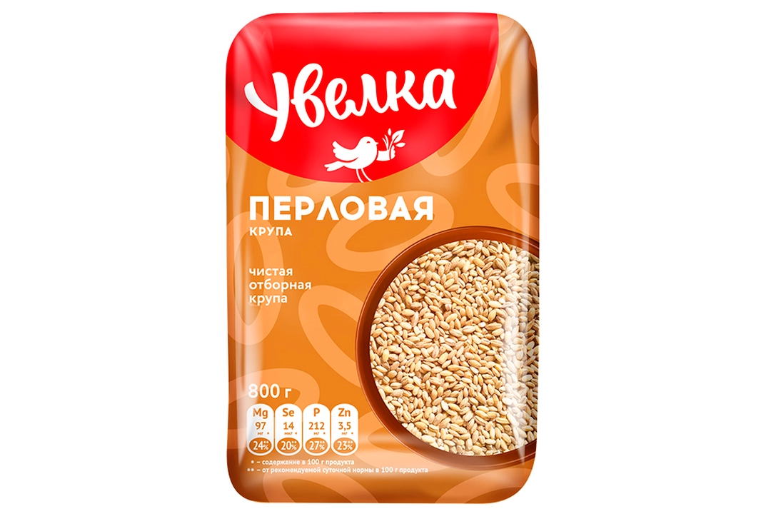 Крупа перловая Увелка 800 г