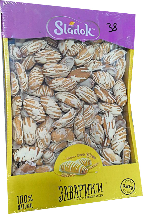 Sladok oq glazurli pechenye 1 kg