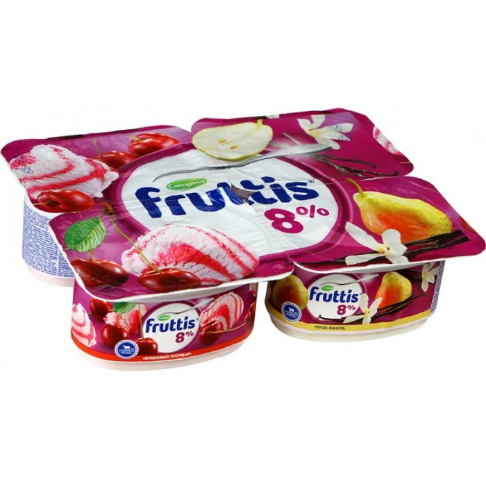 Yogurt Fruttis muzqaymoq 8% 115 gr