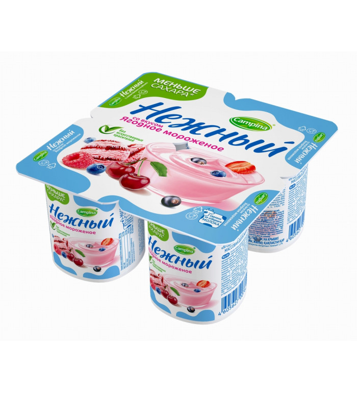Yogurt 1.2% mevali muzqaymoqlii Nejniy 100 gr