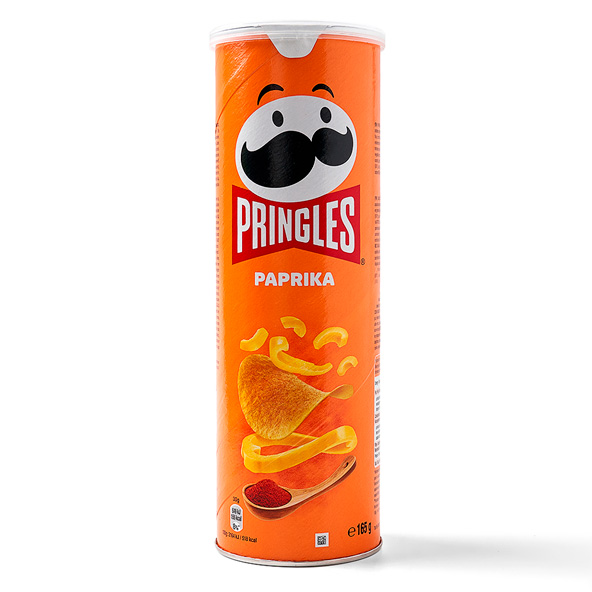 Pringles Paprika ta’mli chipslari, 165 gr